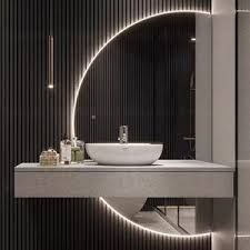 Half Mirror Wall Bedroom, Half Mirror Bathroom, Half Circle Mirror Bedroom, Half Round Mirror Bathroom, Half Circle Mirror Entrance, Half Moon Mirror Dressing Table, Half Circle Mirror Bathroom, Half Moon Mirror Bedroom, Half Mirror Wall