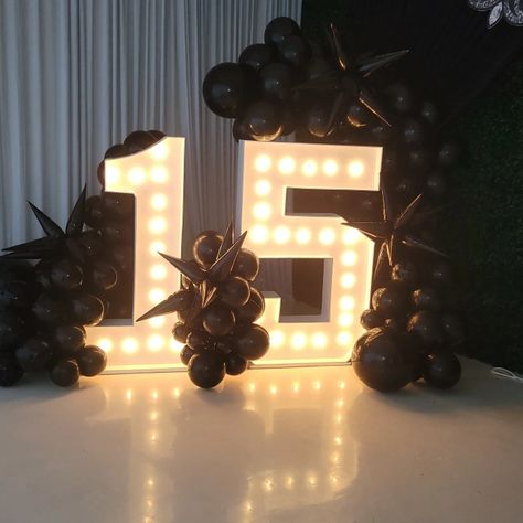 2023 Marquee Numbers With Balloons, 16 Marquee Numbers, 16 Marquee Numbers With Balloons, Large Marquee Numbers, Hbd Marquee Letters, Balloon Marquee, Marquee Numbers, Photo Backdrop Wedding, Backdrop Wedding