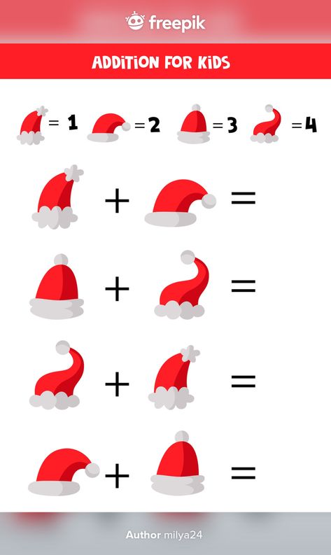 Cartoon Christmas Presents, Santa Math, Writing Practice For Kids, Educational Math Games, Christmas Present Boxes, Mathematics Games, Cartoon Christmas Tree, Christmas Worksheets, Math Games For Kids