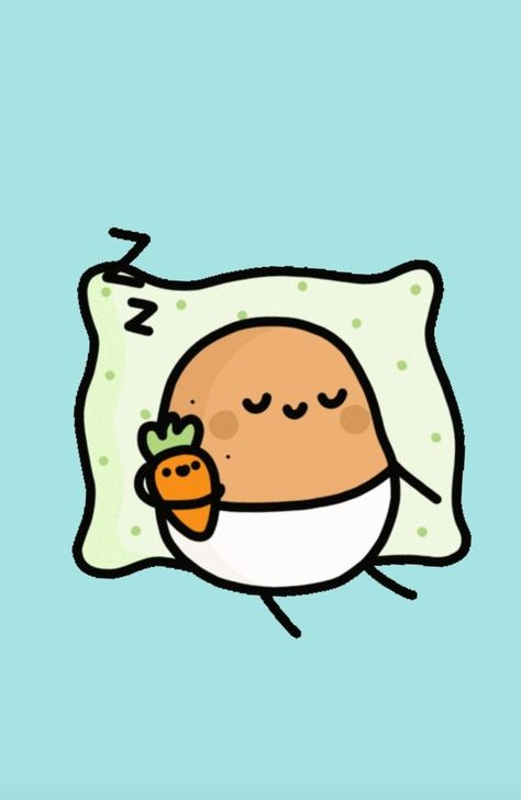 Cute Potato Wallpapers Sleeping Cute Cartoon, Cute Potato Icon, Cute Potato Wallpaper, Potato Picture Cute, Potato Drawing Cute, Cartoon Potato Cute, Cute Potato Kawaii, Potato Pfp, Cute Potato Cartoon