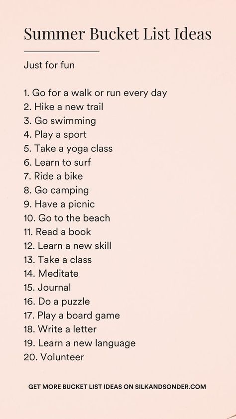 What's on your summer bucket list? 👀 #summer #summerfun #summerbucketlist #bucketlist