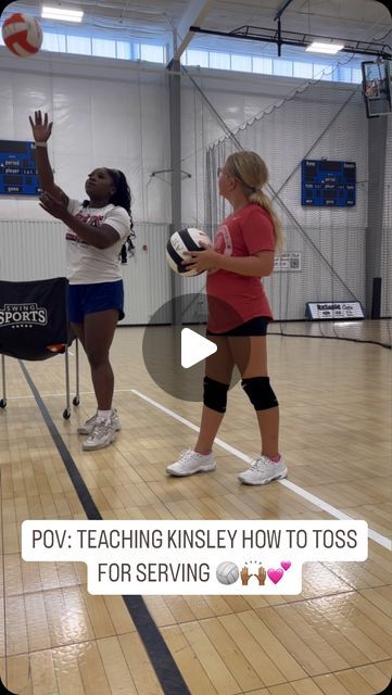 Tylar Grant on Instagram: "One serving tip I’ve most recently learned💡. Your toss, (unless performing a jump top spin) should not be higher than your hitting hand can reach 🏐‼️
⁣
So many beginners learning to serve struggle with the toss. When parents ask “What can she practice on at home?” I always mention toss and walk traps for contact! ⁣👋🏾🏐‼️
⁣
✨ Toss with your opposite hitting hand⁣
✨ Toss in-front of your dominant shoulder ⁣
✨ Toss no higher than your arm can reach⁣
✨ Toss in front so you can reach for the ball⁣
✨Toss. STEP. Hit. Don’t forget the STEP #volleyball #volley #volleyballcoach #volleyballgirls #volleyballplayers #volleyballtime #volleyballtraining #volleyball🏐" Volly Ball, Volleyball Training, Coaching Volleyball, Spinning Top, Volleyball Players, Volleyball, Parenting, Instagram