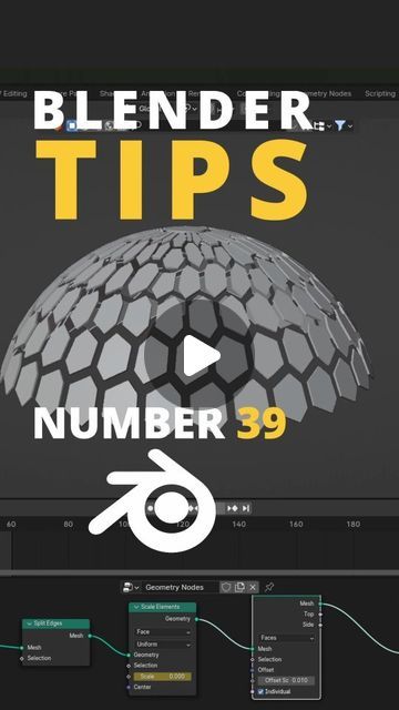 Faebe Tutorials on Instagram: "Blender Tip 39 Object to Hexagon ✔️ #b3d #blender3d #blendertutorial #blender" Blender 3d Inspiration, Blender Tips, Virtual Reality Art, 3d Inspiration, 3d Modeling Tutorial, Blender Models, Blender Tutorial, 3d Modelling, Computer Graphics