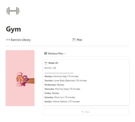 This free Notion template helps you keeping track of your workout plans for the week. The database is set up for the rest of 2022 and the whole of 2023. You can easily add your own exercices and even set up whole workout routines. The planner comes with a small set of example workouts to show the ideal setup of the planner. Notion Minimalist, Minimalist Workout, Workout Plan Template, Fitness Planner Free, Library Plan, Simple Weekly Planner, Workout Template, Life Planner Organization, Weekly Planner Free