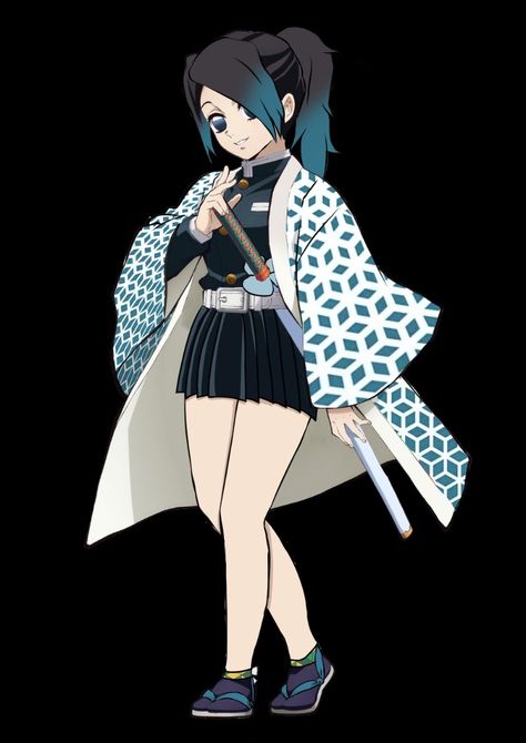 Water Hashira Oc, Demon Slayer Haori, Green Haori, Haori Ideas, Demon Slayer Ideas, Water Breathing, Girly M, Demon Slayer Oc, Demon Slayer Stuff