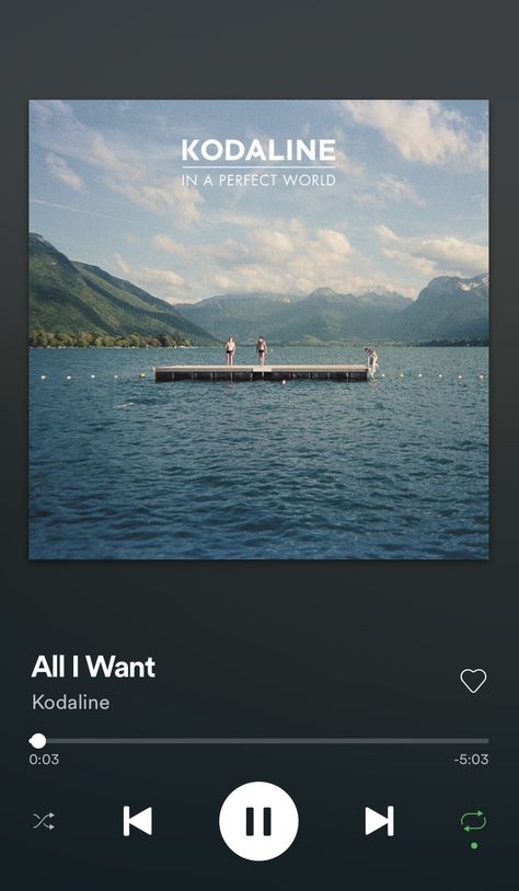 kodaline all i want spotify All I Want Kodaline, Kodaline Lyrics, Spotify Wallpaper, Playlist Names Ideas, Song Cover, Feeling Empty, Brand New Day, Mood Songs, Music Aesthetic