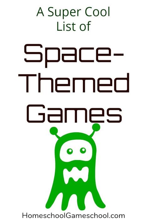 Space Themed Games, Homeschool Apps, Homeschool Games, Games For All Ages, Alternative Education, Space Games, About Space, Science Games, Board Games For Kids