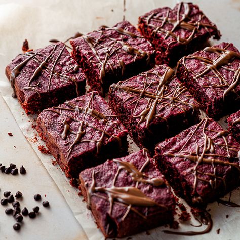 {Chocolate Beet Brownies}          What a lovely treat it is to combine some of those garden vegetables into something sweet instead of savoury for a change! We are swimming in beets here at the farm (Joseph is pictured below helping to strip the dead leaves and get Beet Brownies, Brownie Desserts Recipes, Dead Leaves, Bakers Chocolate, Chocolate Pairings, Brownie Ingredients, Garden Vegetables, Chocolate Treats, Sweet Chocolate