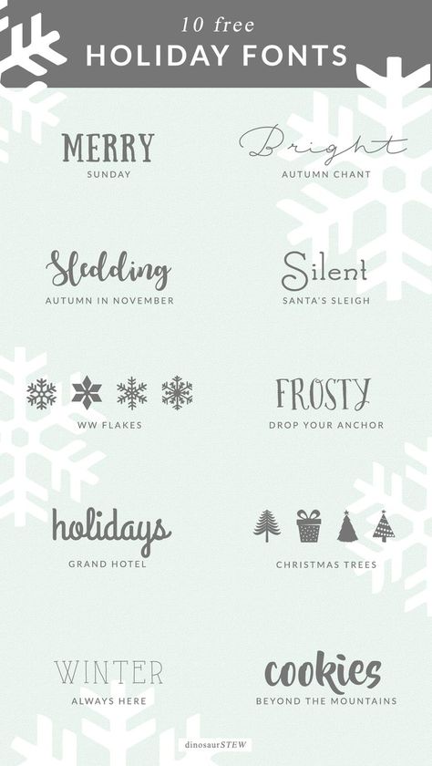 free holiday fonts that DON'T suck Circuit Fonts, Nightmare Before Christmas Font, Christmas Fonts Alphabet, Winter Fonts, Merry Christmas Font, Christmas Fonts Free, Holiday Fonts, Free Script Fonts, Halloween Fonts