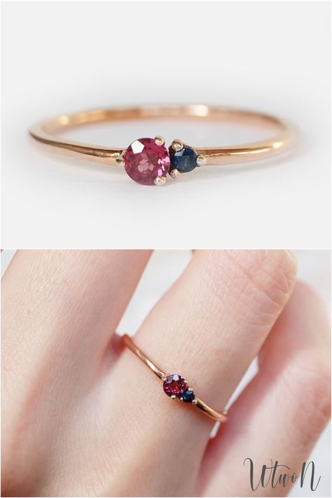 Couple Birthstone Ring, 2 Birthstone Ring, Dual Birthstone Ring, Birthstone Promise Rings, Mother's Ring, Birthstone Ring Mothers, Couples Ring, Ring Inspiration, Pretty Ring