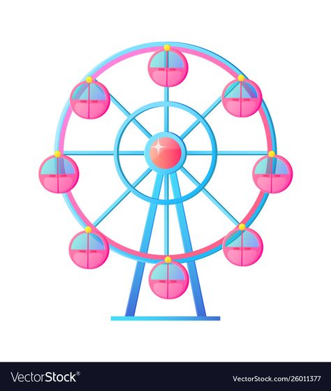 Carnival Festival, Parc D'attraction, Flat Style, Amusement Park, Big Picture, Steel Construction, Fashion Flats, Peace Symbol, Ferris Wheel