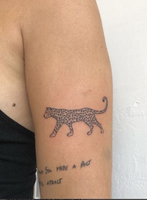 Small Leopard Tattoo For Women, Simple Leopard Tattoo, Leopard Arm Tattoo, Leopard Tattoo For Women, Small Cheetah Tattoo, Leopard Tattoo Design For Women, Cheetah Tattoo For Women, Leapord Tattoo, Satellite Tattoo