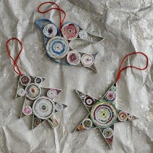 Recycling Projects, Newspaper Crafts Diy, Recycled Magazine, Quilled Creations, Magazine Crafts, Newspaper Crafts, Navidad Diy, Paper Ornaments, Beach Crafts