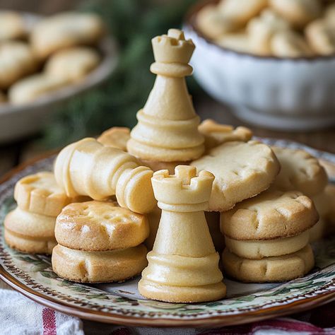 #CopycatRecipes #ChessmenCookies #Shortbread #ButterCookies #Baking Chessmen Cookies, Copycat Recipes, Butter Cookies, Thanksgiving Recipes, Thanksgiving, Baking