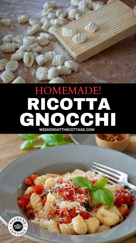 You heard it here first, friends; this recipe isn’t just surprisingly easy to replicate, the results are incredibly tasty too!!! - The recipe shows how to make light, pillow-soft, gnocchi from scratch. - Plot twist! These gnocchi are made with ricotta cheese instead of potatoes. - We serve them with a simple, rustic fresh tomato sauce. Cooking with friends is fun! CLICK for 🔗 RECIPE 🔗 VIDEO is here -> https://youtu.be/JOtvAKX2W78 #gnocchi #ricottagnocchi #homemadepasta #tomatosauce Homemade Ricotta Gnocchi, Gnocchi From Scratch, Cooking With Friends, Gnocchi Recipes Homemade, How To Cook Gnocchi, Homemade Ricotta, Ricotta Gnocchi, Making Gnocchi, Easy To Make Dinners