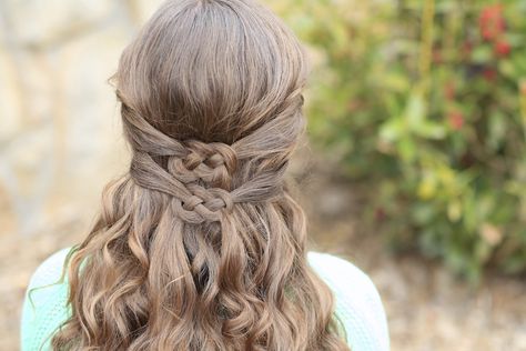 3 Ways to Wear a Celtic Knot | St Patrick's Day Hairstyles | Cute ... Cute Hairstyles Updos, Celtic Hair, Wedding Hairstyles Tutorial, Hair Knot, Dance Hairstyles, Diy Hair Mask, Celtic Knots, Hairstyle Gallery