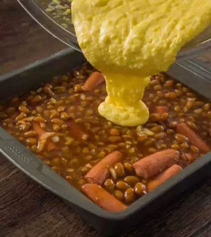 Search Results for “Corn Dog Casserole” – 99easyrecipes Corn Dog Casserole, Franks And Beans, Hot Dogs And Beans, Lil Smokies Recipes, Cornbread Dishes, Hot Dog Casserole, Baked Bean Casserole, Chili Dog Casserole, Little Smokies Recipes