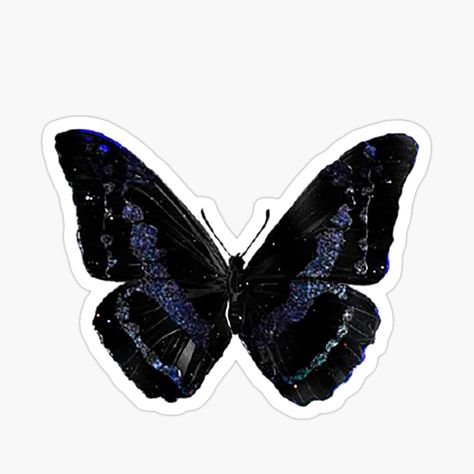 Black Butterfly Printable, Aesthetic Butterfly Stickers Printable, Baterflay Stickers, Black Butterfly Stickers, White Butterfly Sticker, Butterfly Topper, Animals Design, Butterfly Printable, Easy Canvas