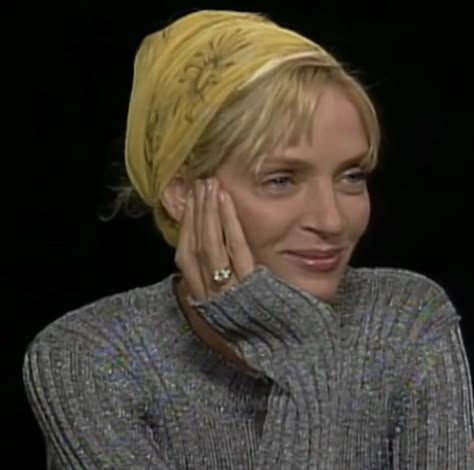 Uma Thurman, Looks Style, Bella Hadid, New Yorker, Head Scarf, Hair Inspo, Fashion Inspo Outfits, Style Icons, Pretty People