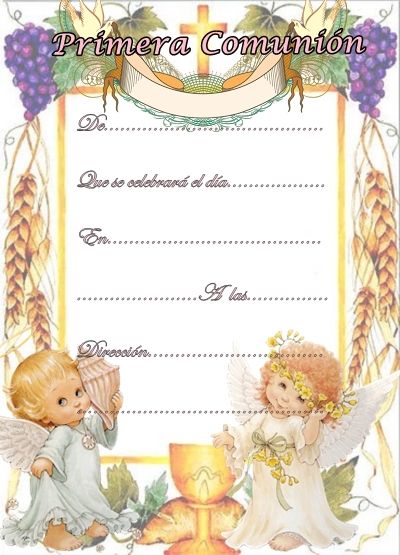 TODORECORTABLES SUEÑOS DE PAPEL: RECORTABLES TARJETAS Y DIBUJOS DE PRIMERA COMUNIÓN Communion Decorations, Holy Communion Invitations, First Communion Invitations, Lion Tattoo Design, Communion Cakes, Communion Invitations, Lion Tattoo, Holy Communion, First Communion