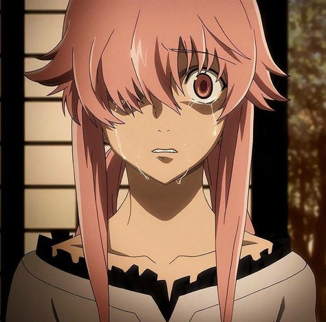 Yuno Gasai, An Anime, Pink Hair, Wattpad, Gif, Red, Hair, Anime, Pink