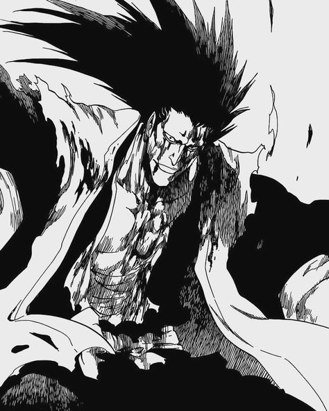 Bleach Kenpachi Tattoo Ideas, Kenpachi Tattoo, Sousuke Aizen, Bleach Tattoo, Kuchiki Byakuya, Yoruichi Shihouin, Kenpachi Zaraki, Byakuya Kuchiki, Arte Ninja