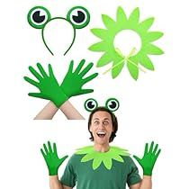 Frog Costume Women, Diy Frog Costume, Frog Costume Diy, Frog Headband, Halloween Frog, Frog Costume, Crochet Costumes, Satin Gloves, Green Gloves