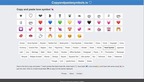 Heart symbol Copy Paste Symbols, Emoji Copy, Arrow Symbol, Text Symbols, Heart Emoji, Copy And Paste, Heart Symbol, Heart Hands, Letter O