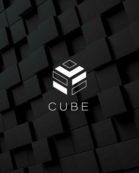 Cube design logo Cube Logo Design Ideas, Cube Illustrator, Box Logo Design Ideas, Cube Graphic Design, Cube Logo Design, Modular Logo, Buttons Illustration, Modern Logo Design Minimalist, Mercury Logo