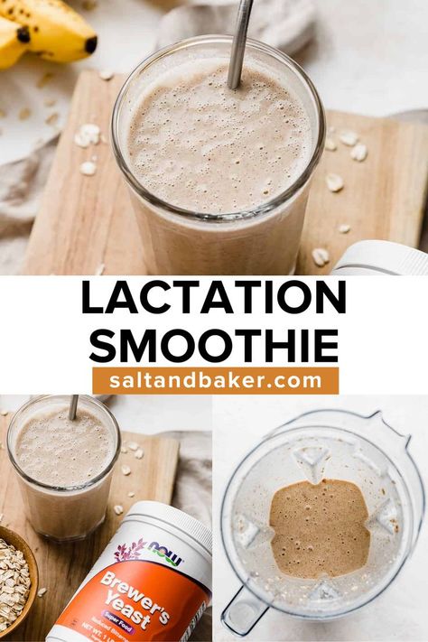 Breastfeeding Smoothie, Flaxseed Smoothie, Oats Smoothie Recipes, Food For Breastfeeding Moms, Lactation Recipes Smoothie, Breastfeeding Snacks, Lactation Smoothie, Breast Milk Supply, Oat Smoothie