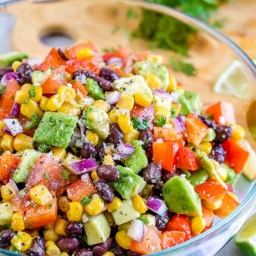 Noom Healthy Meals, Easy Cowboy Caviar, Cowboy Caviar Recipe, Black Bean And Corn Salsa, Ultimate Salad, Salsa Salad, Black Bean Corn Salsa, Black Bean And Corn, Caviar Recipes