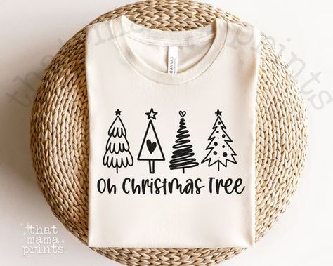 Cricut Tricks, Christmas Tree Shirts, Panda Craft, Ob Nurse, Tree Cut, Idee Cricut, Christmas Tree Png, Christmas Tree Svg, Christmas Tree Clipart