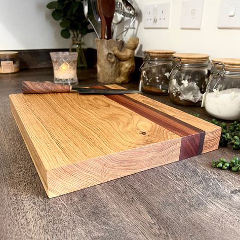 Oak Chopping Board, Sapele Wood, Chopping Block, American Black Walnut, Chopping Boards, French Oak, Chopping Board, Black Walnuts, Black Walnut