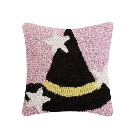 HALLOWEEN HOME DECOR - Shop Online – Page 3 – Bonjour Fête Hook Pillow, Halloween Pillow, Think Pink, Witch Hat, 3 D, Throw Pillow, Witch, Velvet, Wool