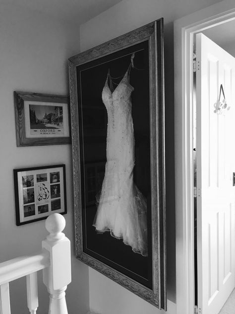 Wedding Dress Storage Ideas Display, Wedding Dress Shadow Box, Wedding Dress Frame, Ireland Wedding Dress, Wedding Dress Display, Wedding Dress Storage, Wedding Dress Keepsake, Dress Storage, Wedding Dress Preservation