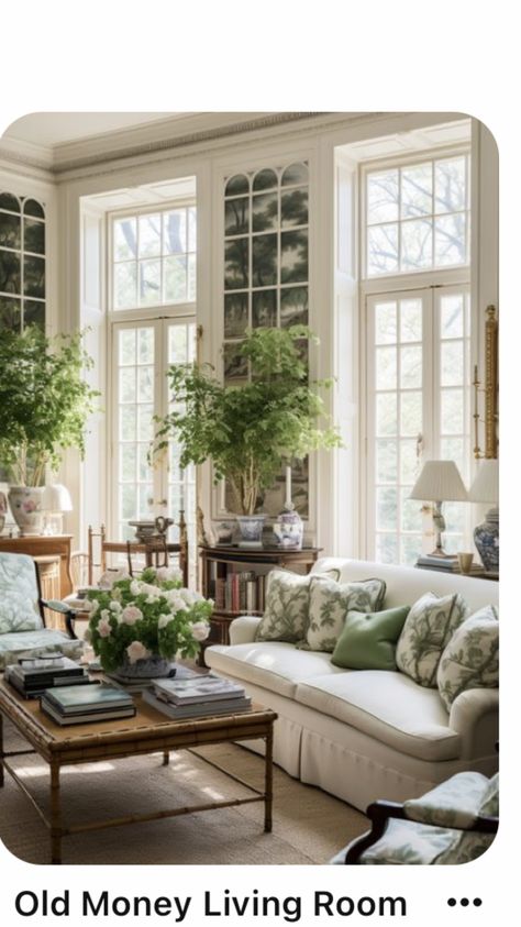 Old Money Living Room, Summer Boards, England Street, French Country Living, Chi Town, French Country Living Room, Classic Living Room, Beautiful Rooms, Living Room Decor Ideas