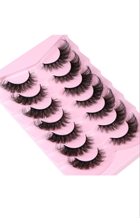 Fluffy Wispy Natural Eyelashes 20MM False Lashes Pack 8D Dramatic Volume Faux Mink Lashes Strip 7 Pairs : Amazon.co.uk: Beauty Eyelashes Cat Eye, Lashes Pack, Cat Eye Lashes, Cat Eye Lash, Cosmetics Products, Alternative Makeup, Strip Eyelashes, Natural Eyelashes, Fake Lashes