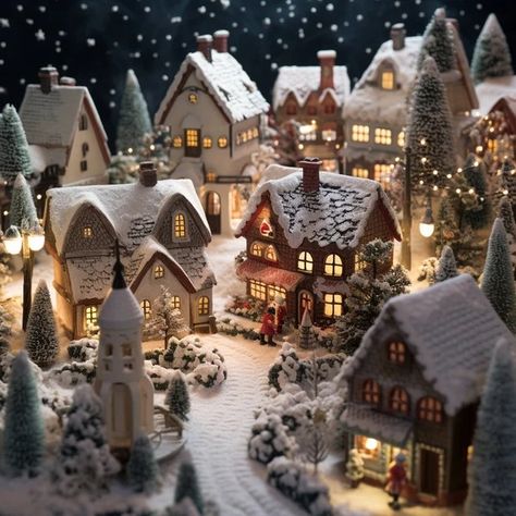 Wooden Gingerbread House - Etsy UK Custom Snow Globe, Village Miniature, Joy Decorations, Christmas Night Light, Christmas Village Sets, Tree Plan, Christmas Village Houses, Christmas Village Display, Christmas Villages