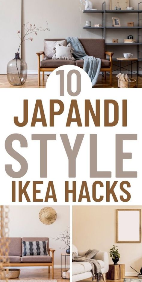 Incredibly easy and creative Japandi Ikea hacks and ideas to effortlessly incorporate Wabi-Sabi aesthetics into your furniture. Ikea Japandi, Japandi Ikea, Japandi Bathroom Design, Japandi Living Room Design, Japandi Bedroom Design, Japandi Living Room, Japandi Interior Design, Style On A Budget, Japandi Living