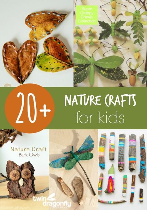 Few ideas to make something after you have a "Scavenger Hunt" nature walk! -- 20+ Nature Crafts for Kids Nature Crafts For Kids, Nature Crafts Kids, Nature School, Dragonflies Design, Crafts For Kids To Make, Nature Kids, Camping Crafts, Cool Ideas, Nature Crafts