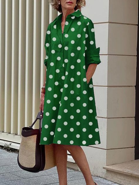 Shirt Collar Pattern, Doctor Dress, Shirt Dress Summer, Dress Sleeve Length, Collared Shirt Dress, Shift Dresses, Cotton Blends Dress, Casual Long Sleeve Shirts, Party Dress Long Sleeve