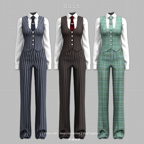 suit | euno sims on Patreon Euno Sims, Sims 4 Cas Mods, Pelo Sims, Free Sims 4, The Sims 4 Packs, Sims 4 Mm Cc, Sims 4 Game Mods, Sims 4 Body Mods, Tumblr Sims 4