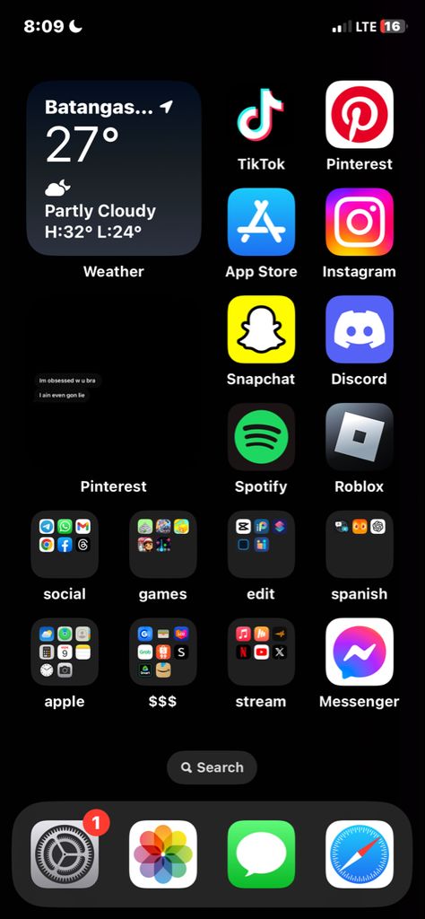 Clean Phone Organization, Iphone Setup Aesthetic, Iphone Organization Apps, Iphone Setup Homescreen Ideas, Iphone Home Screen Layout Organized, Layout Iphone Homescreen Ideas, Iphone App Organization, Iphone Wallpaper Layout, Iphone Set Up Ideas Homescreen