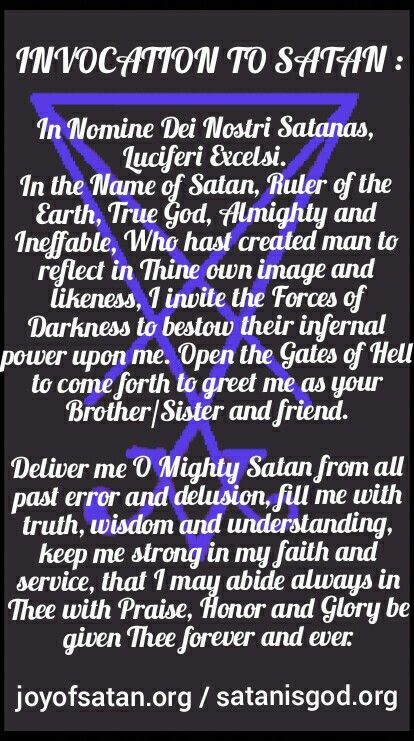 #Satanism #Theistic #God #Prayer #Satan #Lucifer #Religion #ritual Satanic Chants, Invocation Of Lucifer, Invoking Lucifer, 7 Tenets Of Satanism, Theistic Satanism Prayers, Lucifer Prayer, Satanic Prayers, Lucifer Worship, Satanic Prayer