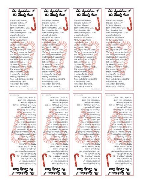 Candy cane poem bookmark.indd - SugarDoodle.net Candy Cane Poem Printable, Candy Cane Poem, Candy Cane Legend, School Craft Ideas, Free Tag, Jesus Stories, School Craft, Bookmarks Printable, Sunday School Crafts