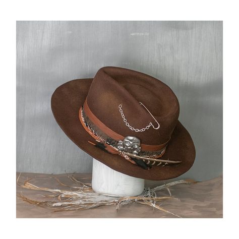 Diy Hatbands, Cowboy Hat Design, Custom Cowboy Hats, Custom Made Hats, Felt Cowboy Hats, Painted Hats, Soft Hats, Distressed Hat, To Get