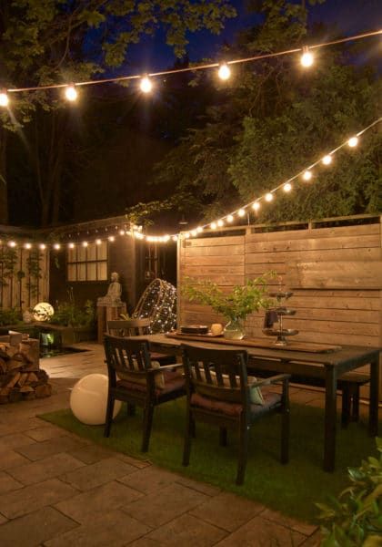 Backyard Beer Garden, Patio Chico, Relaxing Backyard, Rustic Backyard, Backyard Paradise, Backyard Inspiration, Backyard Inspo, Small Backyard Patio, Small Backyard Pools