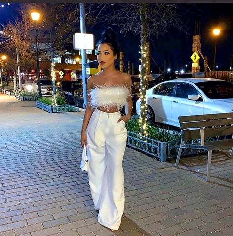 21st Birthday Outfits Pants, 21st Birthday Outfits Classy, 2023 Birthday Outfits, 21st Birthday Outfit Ideas For Women, Outfit Ideas For 18th Birthday, 15 Outfits Party, All White Party Aesthetic, 18th Birthday Outfit Ideas Party Dresses, 24th Birthday Ideas For Women Outfit