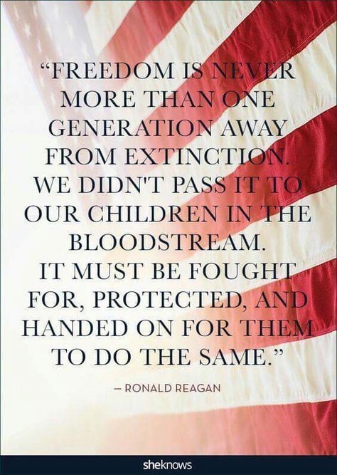 Ronald Reagan Quotes, America Quotes, Veteran Quotes, Memorial Day Quotes, July Quotes, Patriotic Quotes, Freedom Quotes, 25th Quotes, I Love America