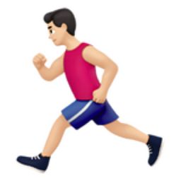 Man Running: Light Skin Tone Emoji (U+1F3C3, U+1F3FB, U+200D, U+2642, U+FE0F) Running Emoji, Emoji Codes, Flag Emoji, Emoji Characters, White Runners, The Emoji, Google Hangouts, Emoji Pictures, Ios 15